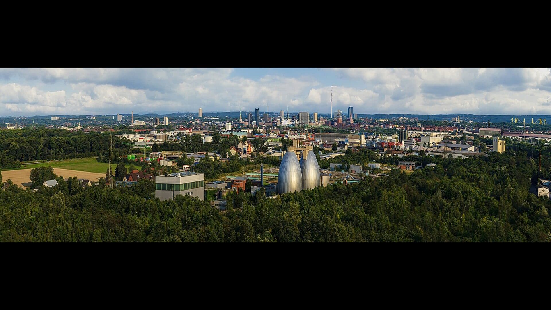 Blick über Dortmund vom Deusenberg