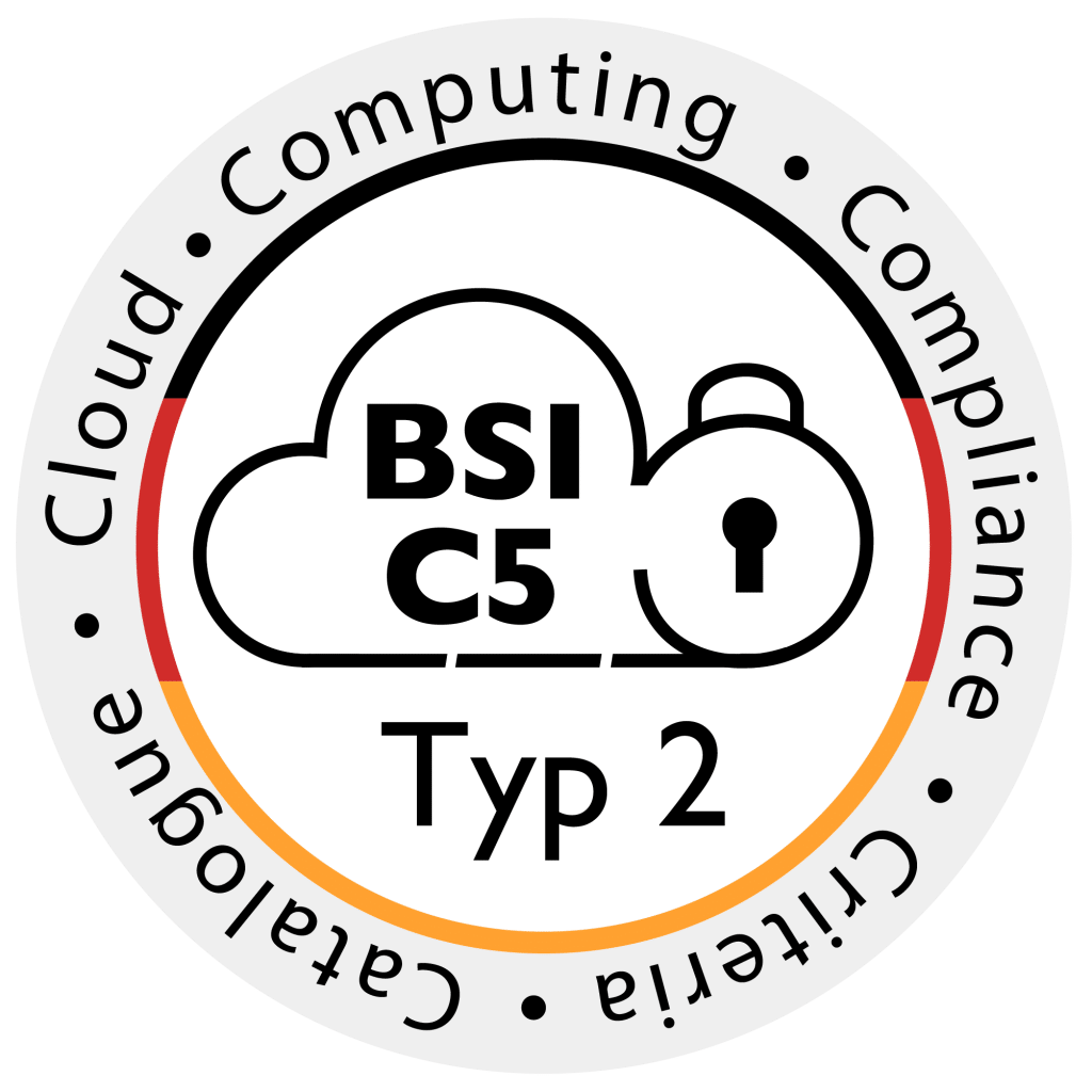 BSI C5 Typ 2 Zertifikat